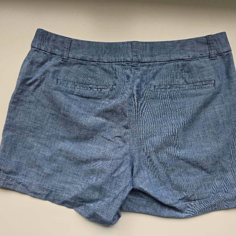 J.Crew Classic Chambray Shorts – Size 10 - Picture 4 of 8